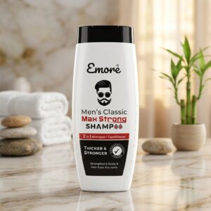 Emore Men’s Classic max Strong Shampoo 2-in-1 (Thicker & Stronger) - Image 2
